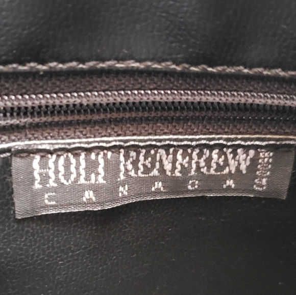Holt Renfrew Vintage Faux Suede Purse - Picture 5 of 6